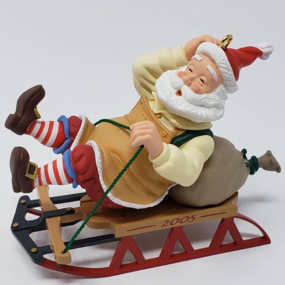Hallmark Keepsake Ornament Toymaker Santa  QX2205 MIB 6th in Series - 2005